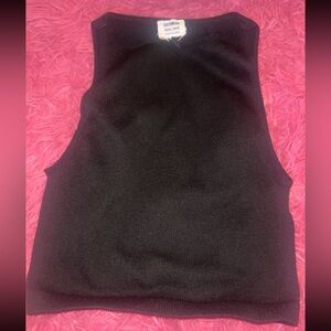 black COTTON-ON tee , no shoulder , sportswear